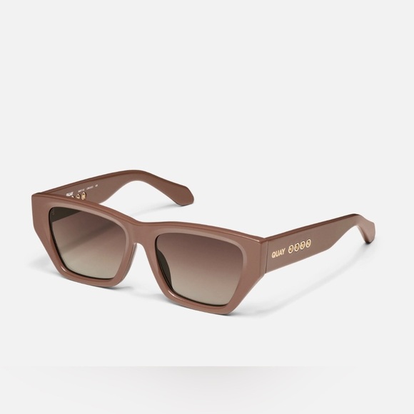 Quay NO APOLOGIES DOE brown unisex sunglasses‎ new with pouch - Picture 1 of 5